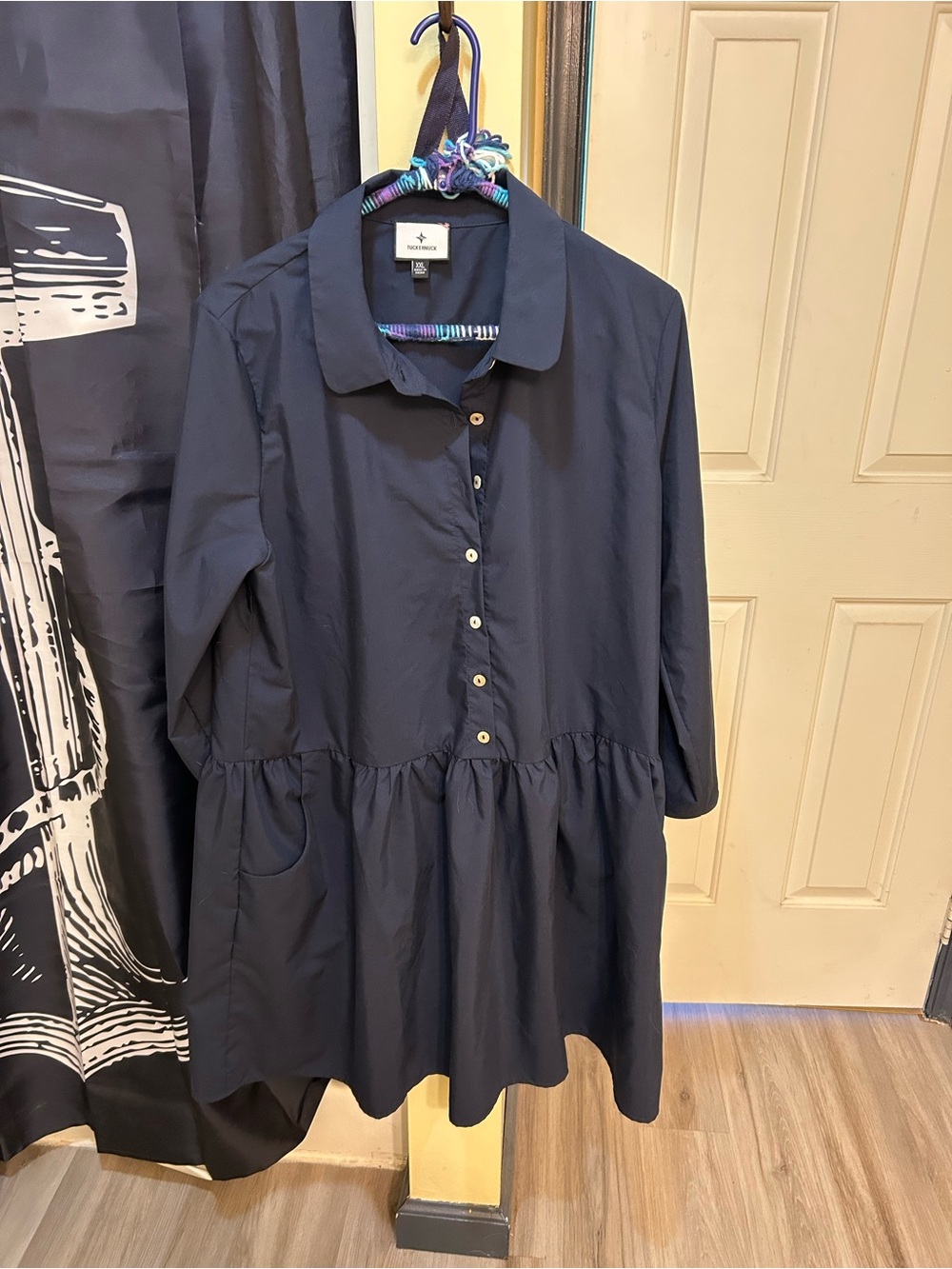 Tuckernuck Navy button dress size XXL